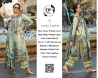 Rang Rasiya – Pistachio Mint Green Bird & Botanical Print – 3PC